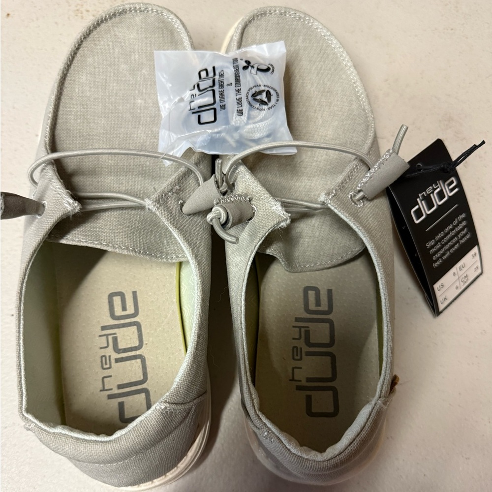 Hey Dude Women’s Shoes in Chambray Light Gray
